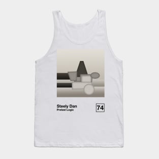 Pretzel Logic / Minimalist Style Graphic Poster Design Tank Top